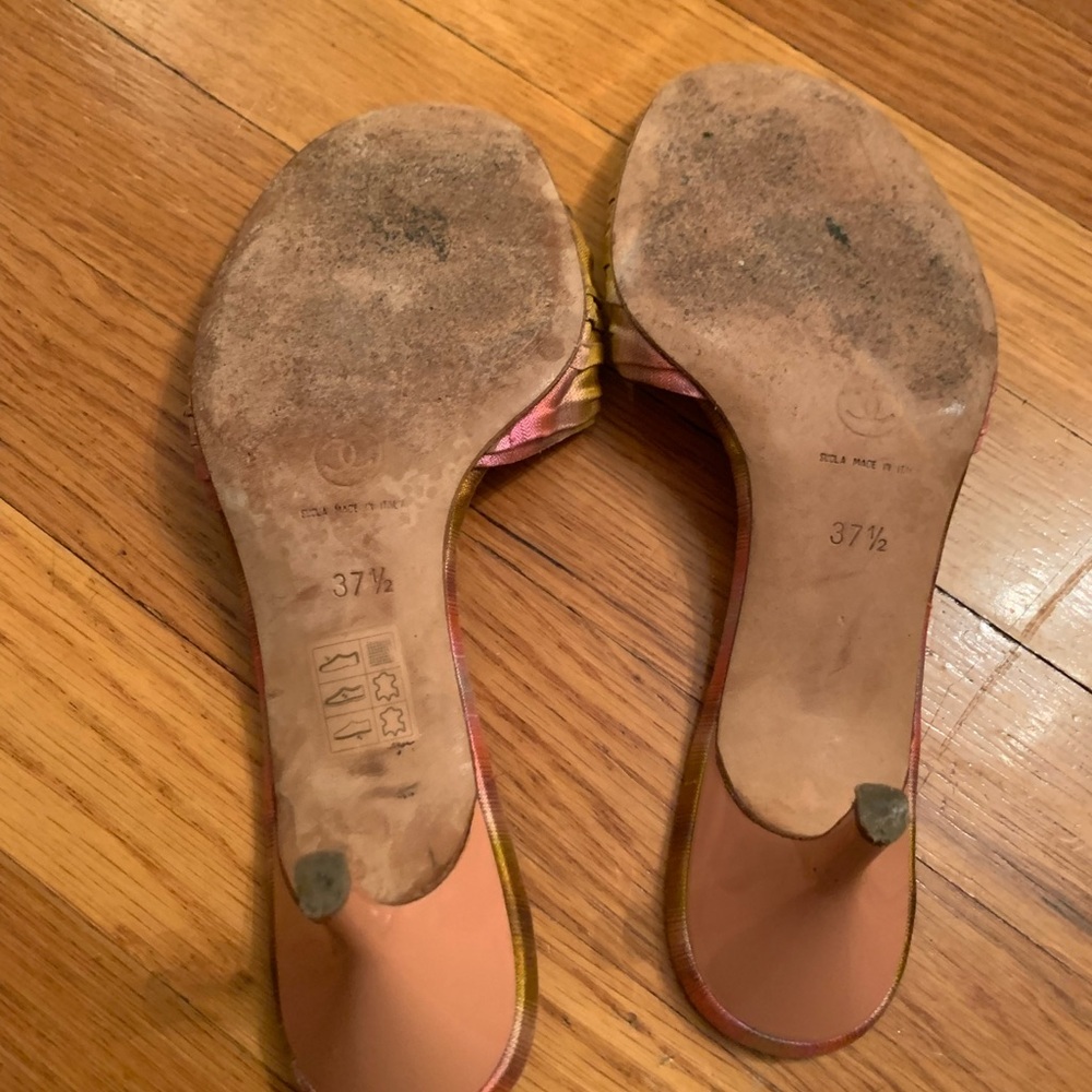 Chanel Women's Multicolor Slide Sandals - Picture 3 of 4